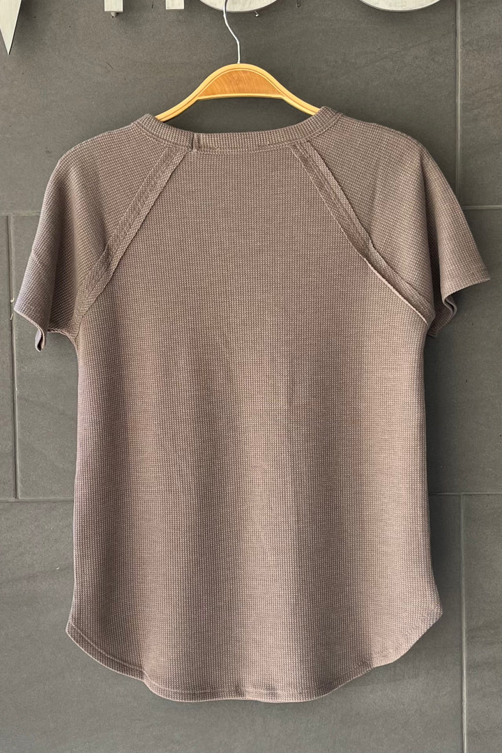 Zen Everyday Waffle Tee (Mocha)
