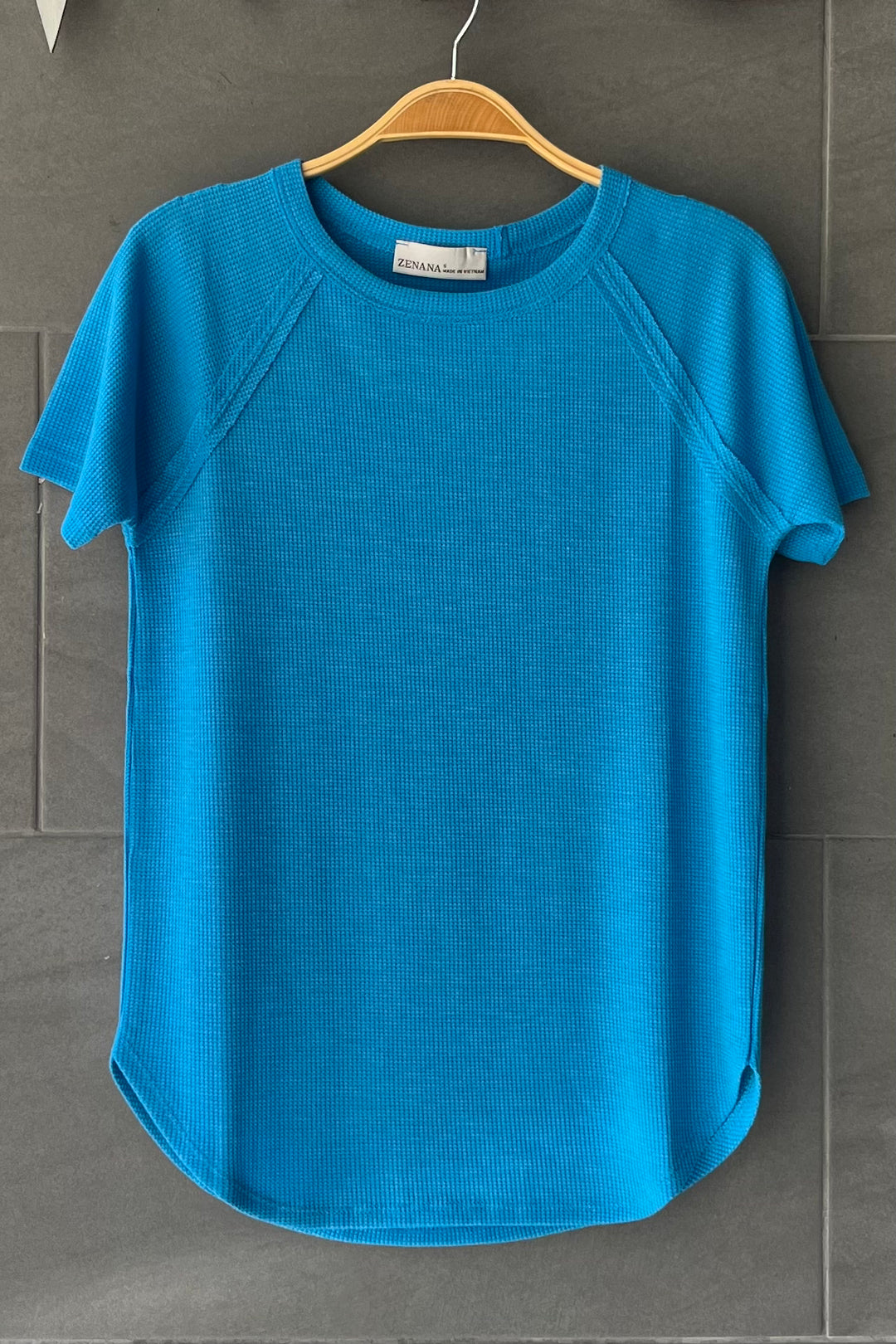Zen Everyday Waffle Tee (Deep Sky)