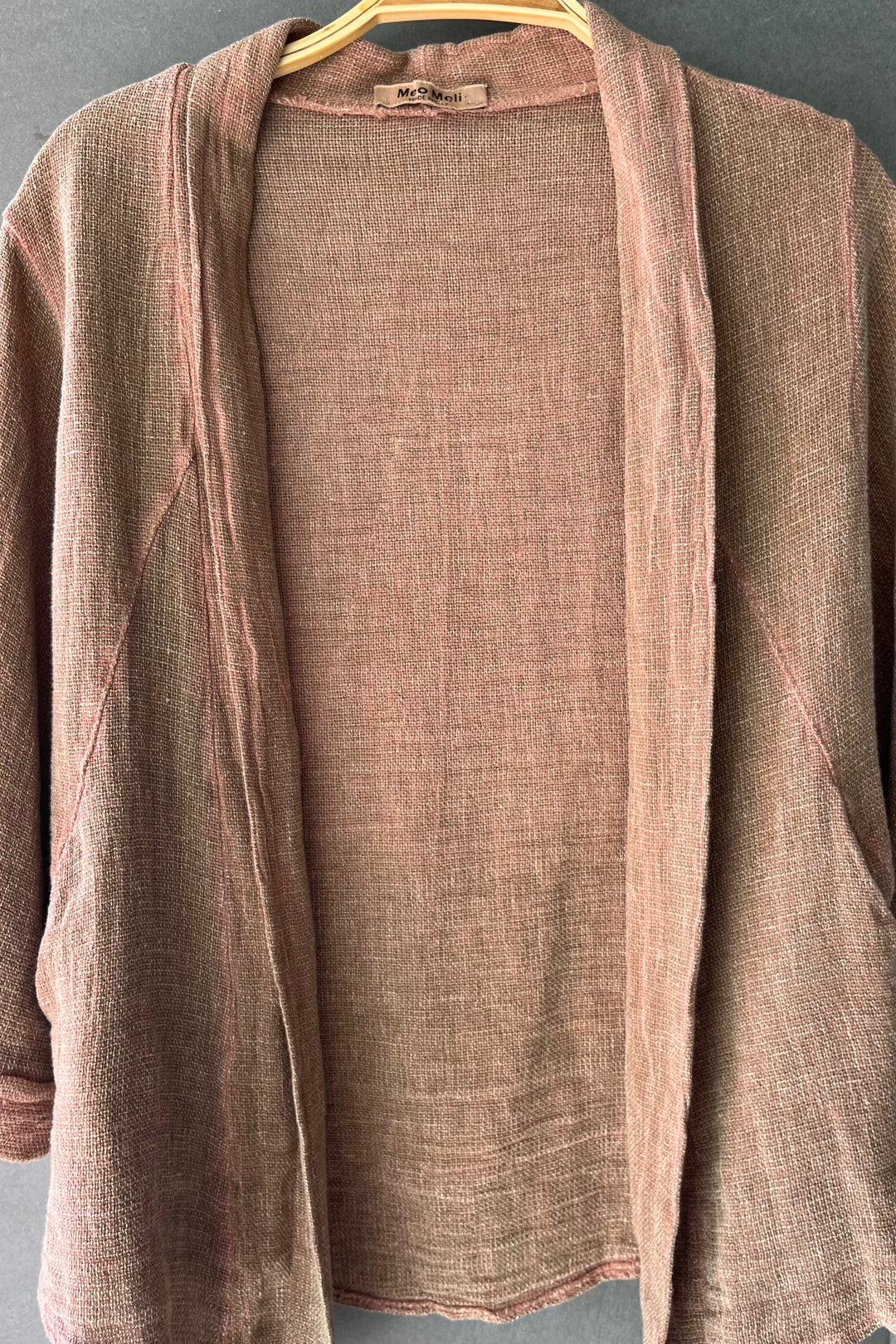 Meo Linen Savona Cardigan (Brown)