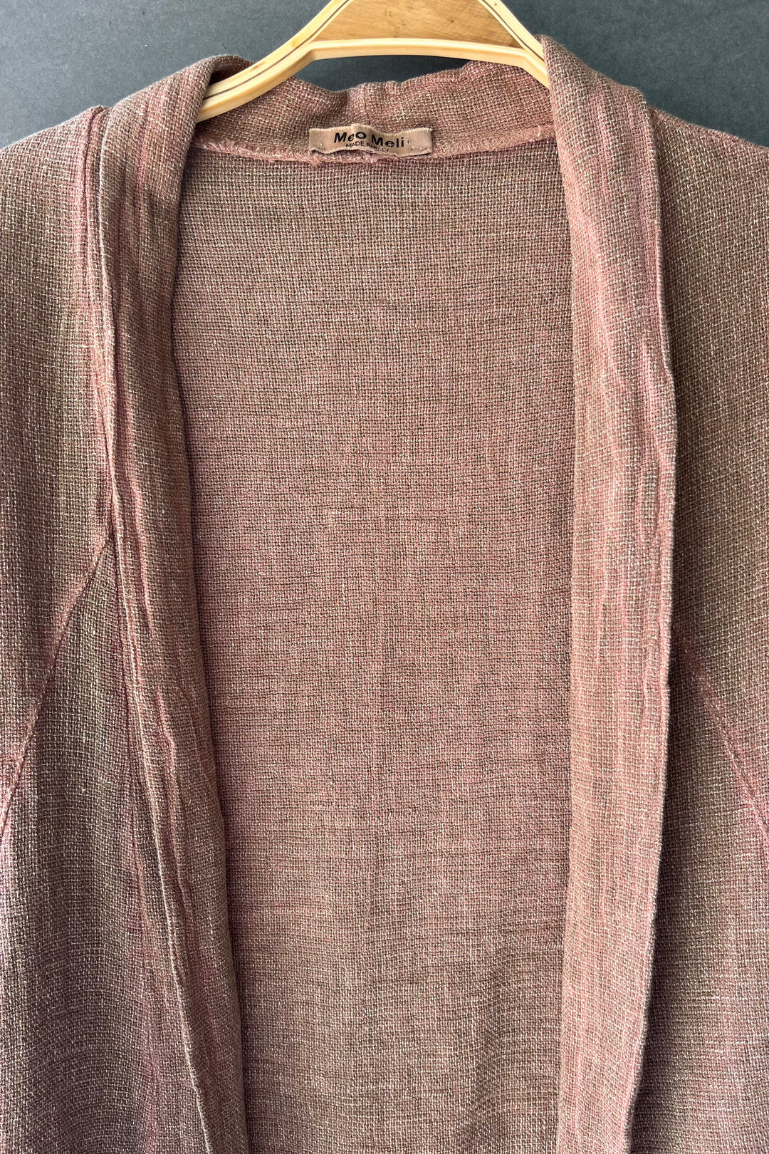 Meo Linen Savona Cardigan (Brown)