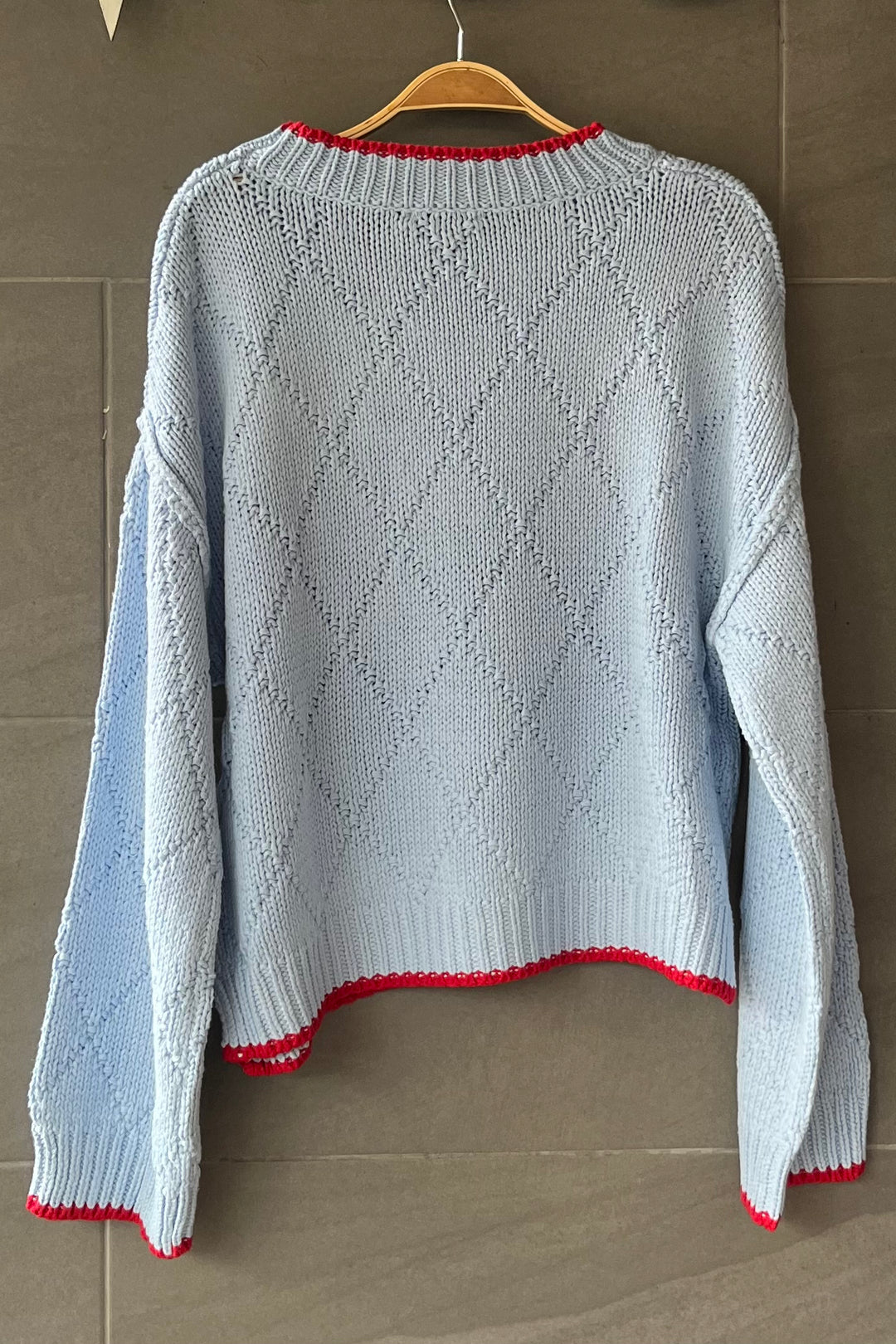 My Cozy Go Fish Sweater (Beach Sky)