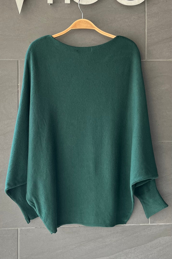 Meo Dolman Sweater (Forest Green)