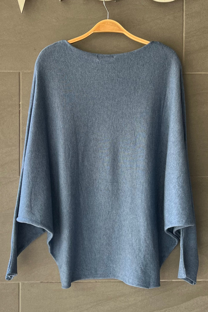 Meo Dolman Sweater (Denim)