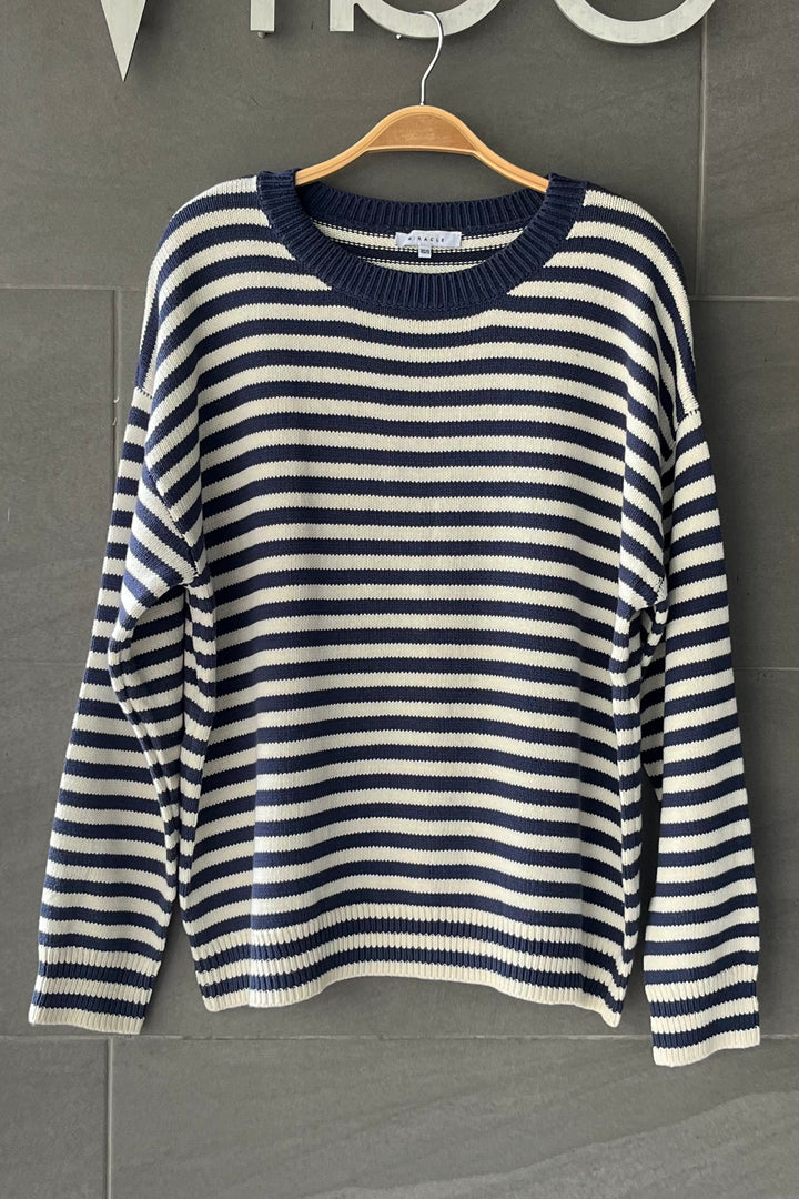 My Cozy Milo Cotton Sweater (Navy)