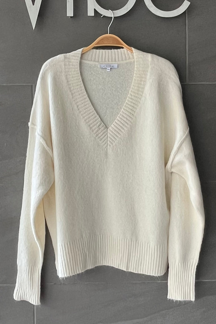 My Cozy Knit V Neck Sweater
