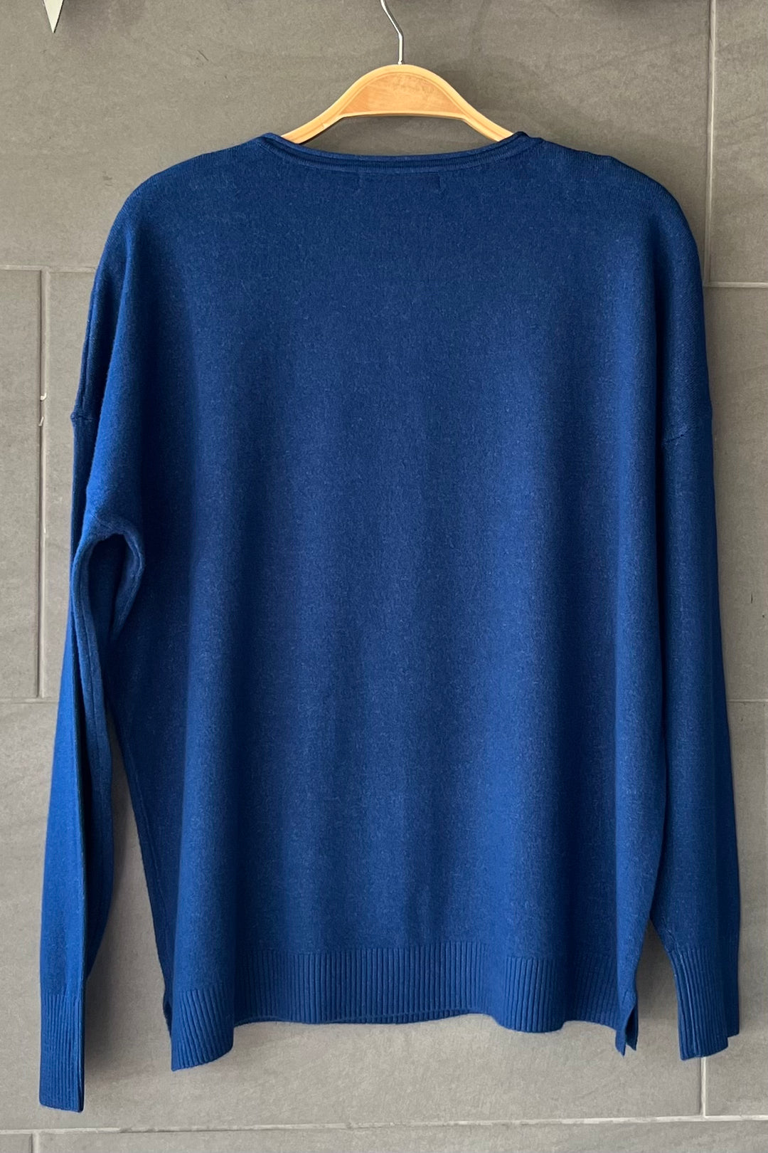 Zen Aubrey Knit Sweater (Light Navy)