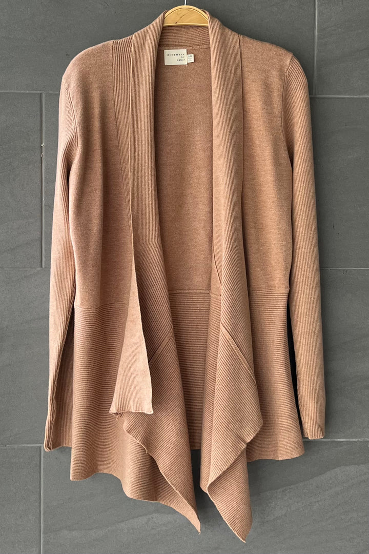 Dreamy Waterfall Cardigan (Dusty Camel)