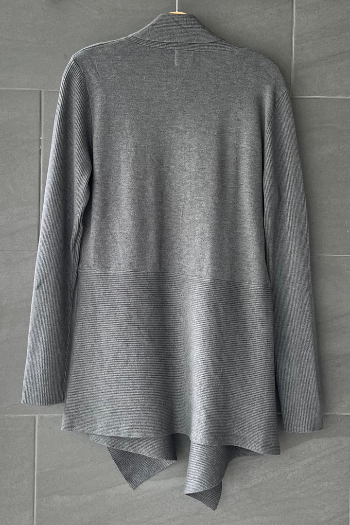 Dreamy Waterfall Cardigan (Heather Charcoal)