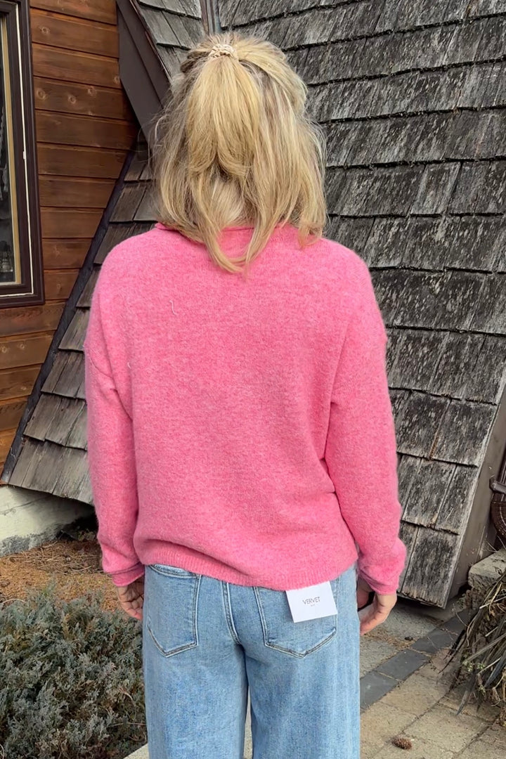 My Cozy Ultra Soft Button Cardi (Pink)