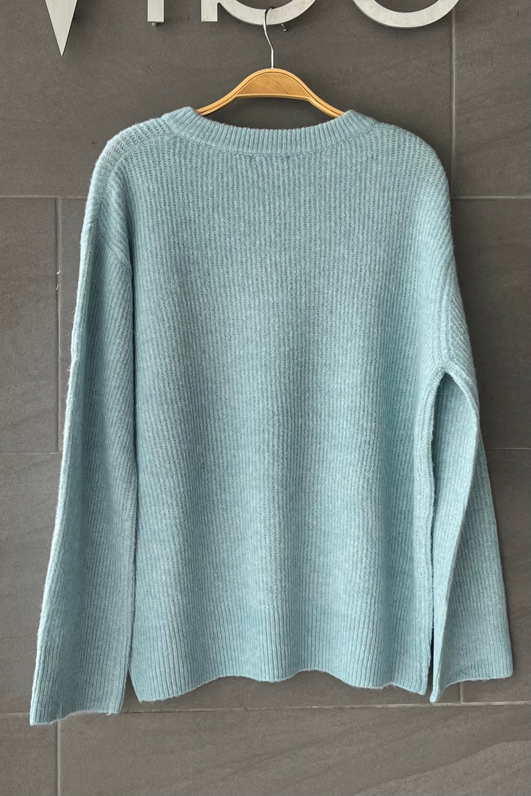 My Cozy Lucy Knit Sweater (Light Blue)
