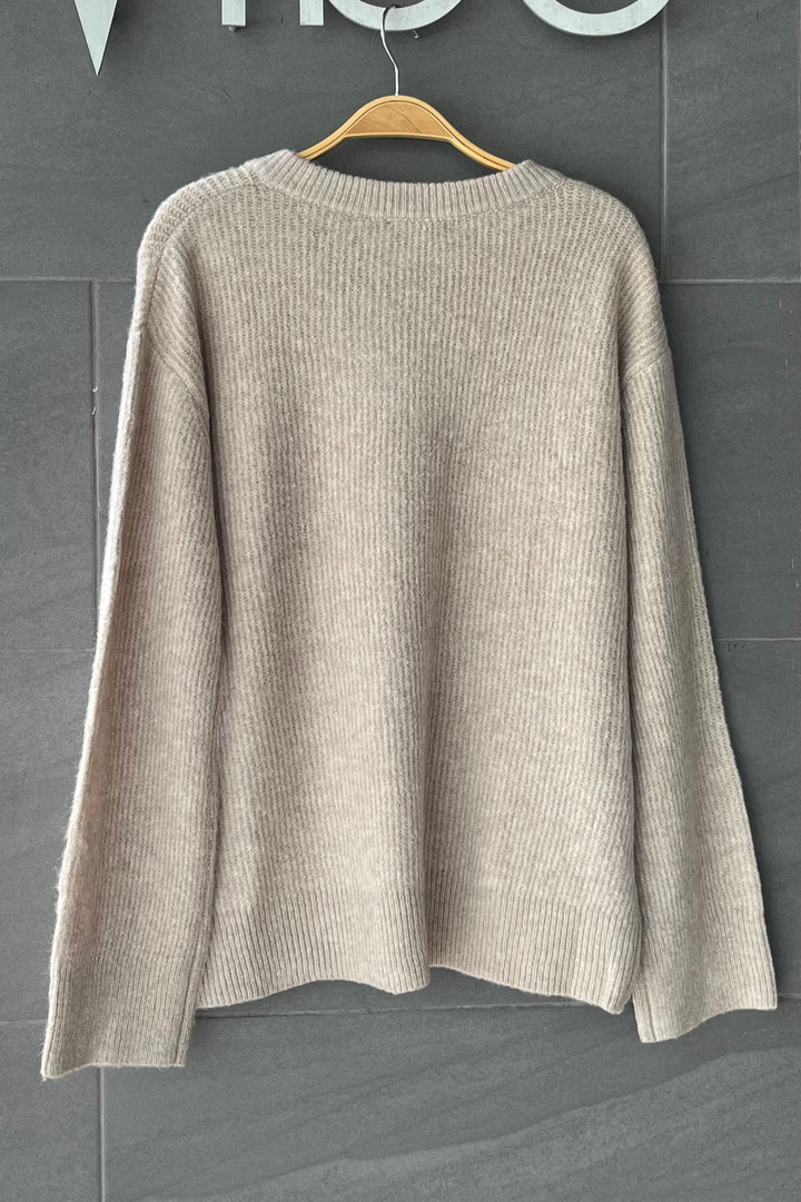My Cozy Lucy Knit Sweater (Khaki)