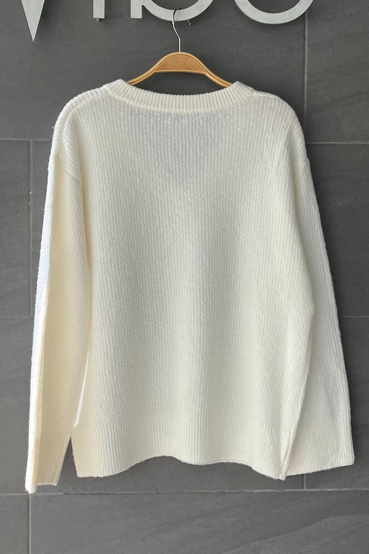 My Cozy Lucy Knit Sweater (Ivory)