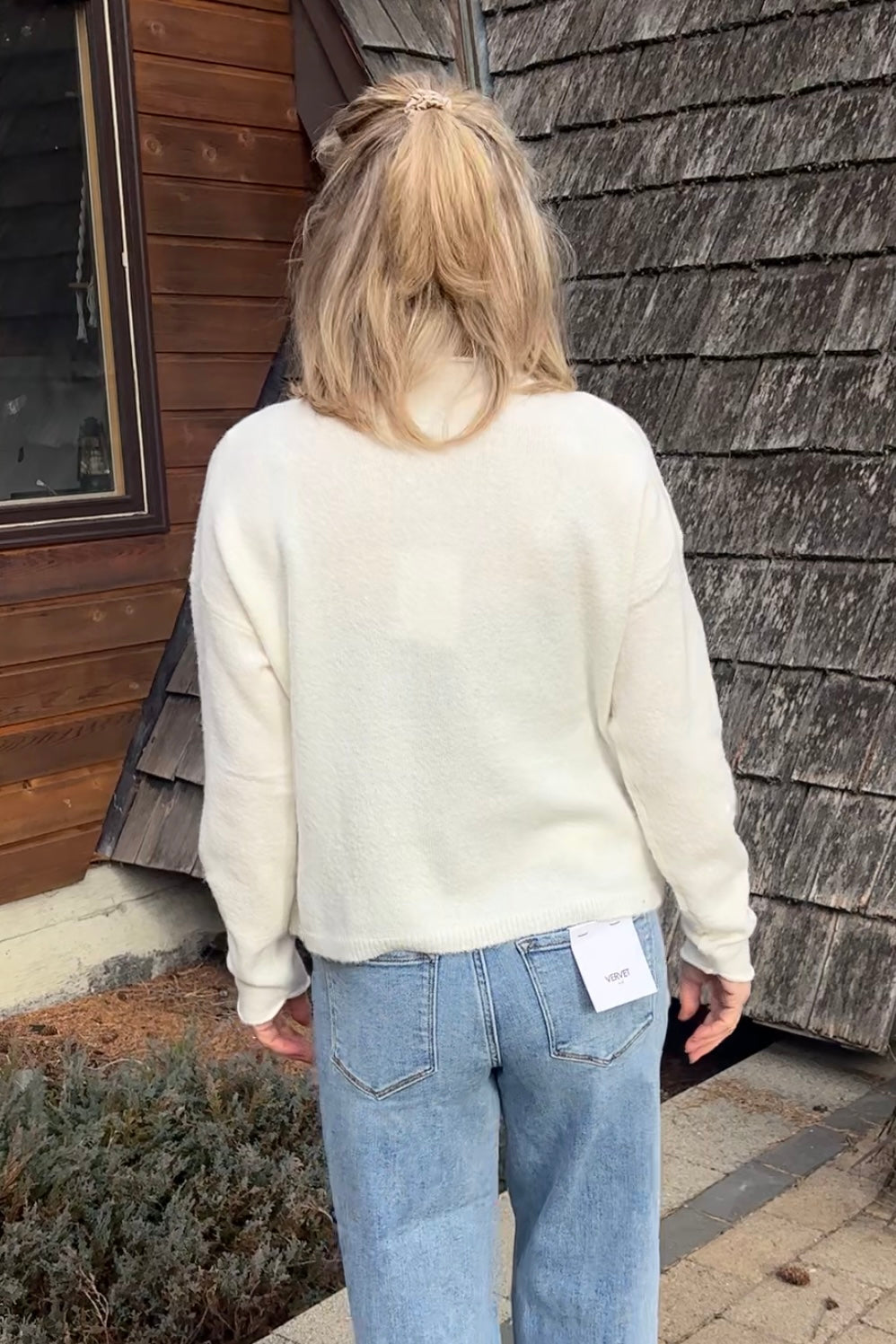 My Cozy Ultra Soft Button Cardi (Ivory)