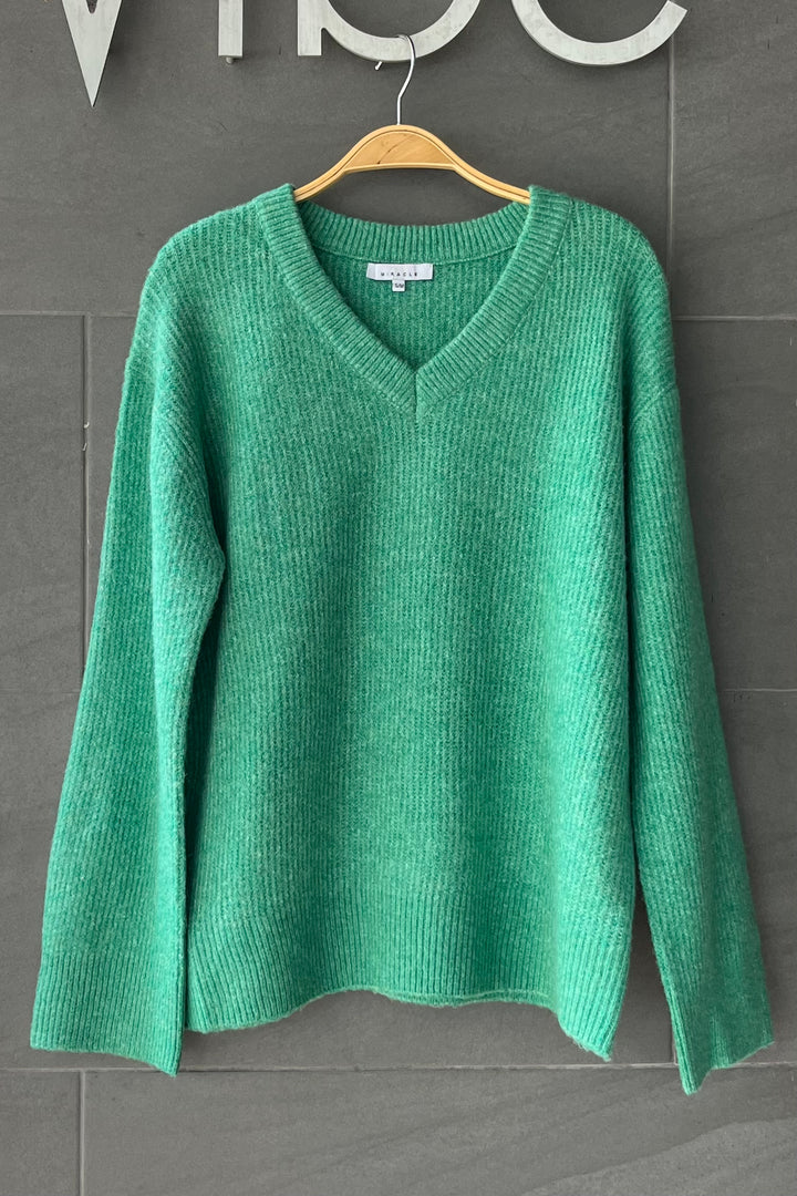 My Cozy Lucy Knit Sweater (Green)