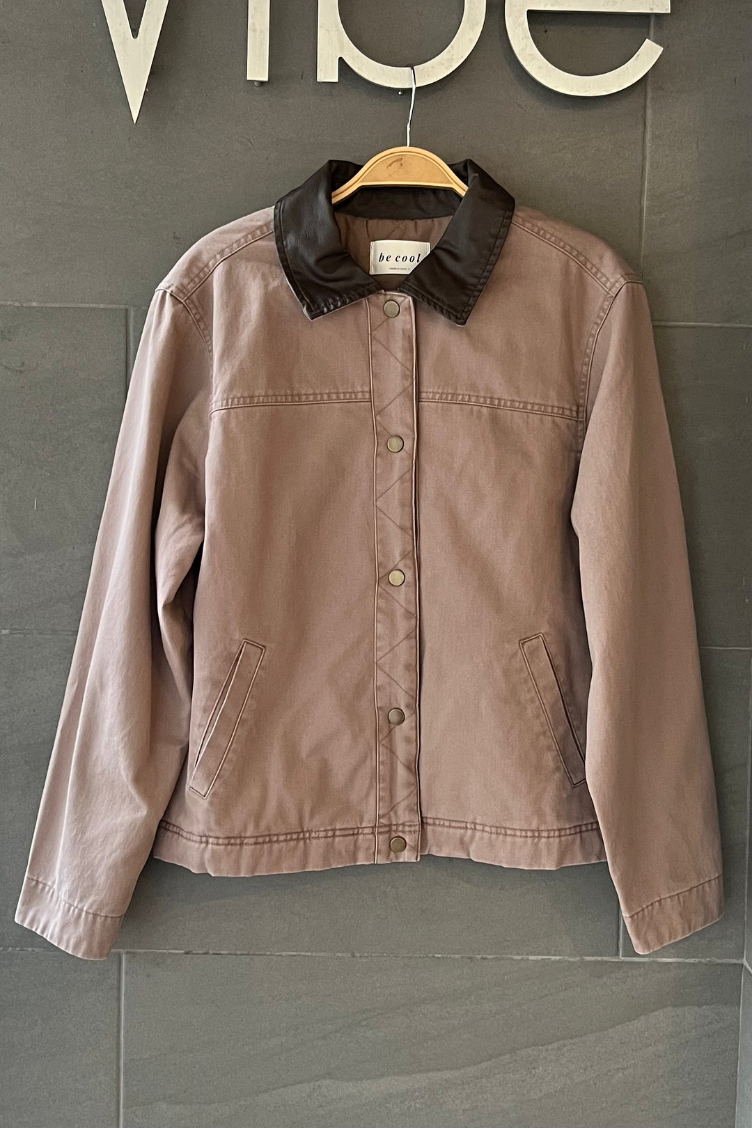 Be Cool Harper Cotton Jacket (Mauve)
