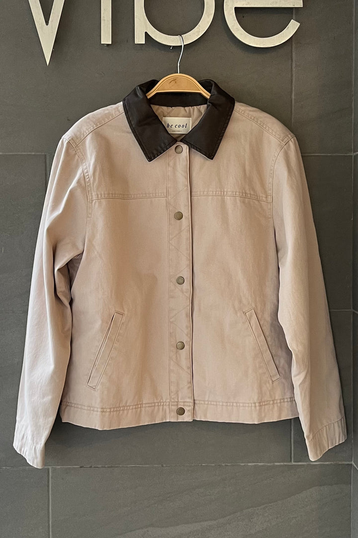 Be Cool Harper Cotton Jacket (Beige)