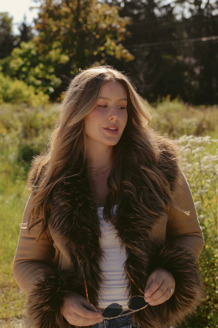 Lovestitch Aster Faux Fur Jacket