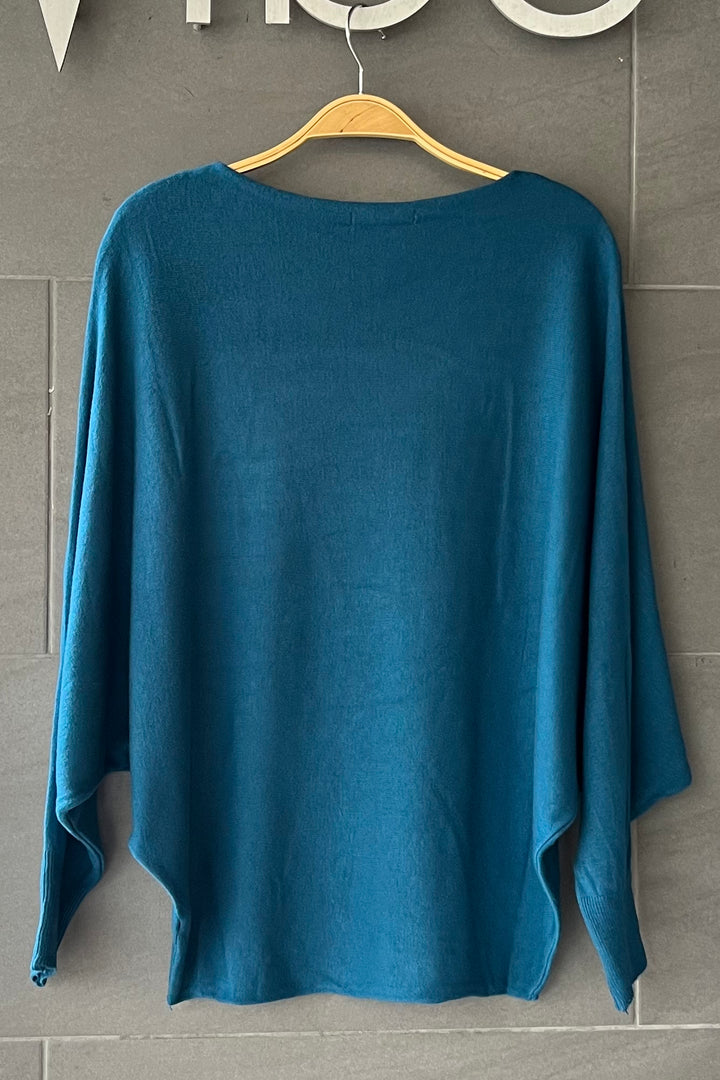 Meo Dolman Sweater (Teal)