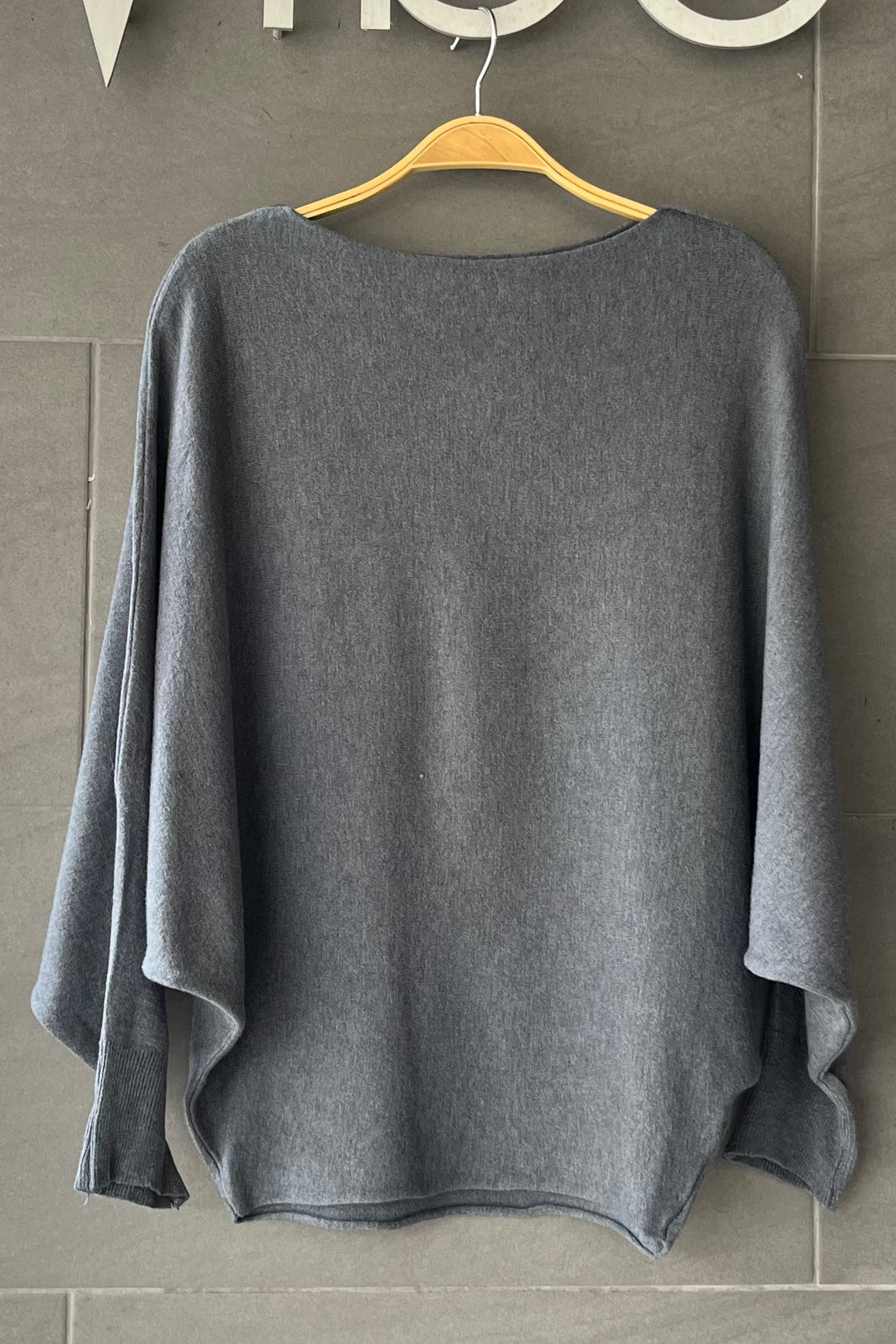 Meo Dolman Sweater (Charcoal)