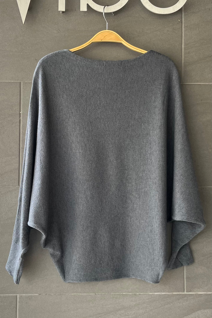 Meo Dolman Sweater (Charcoal)
