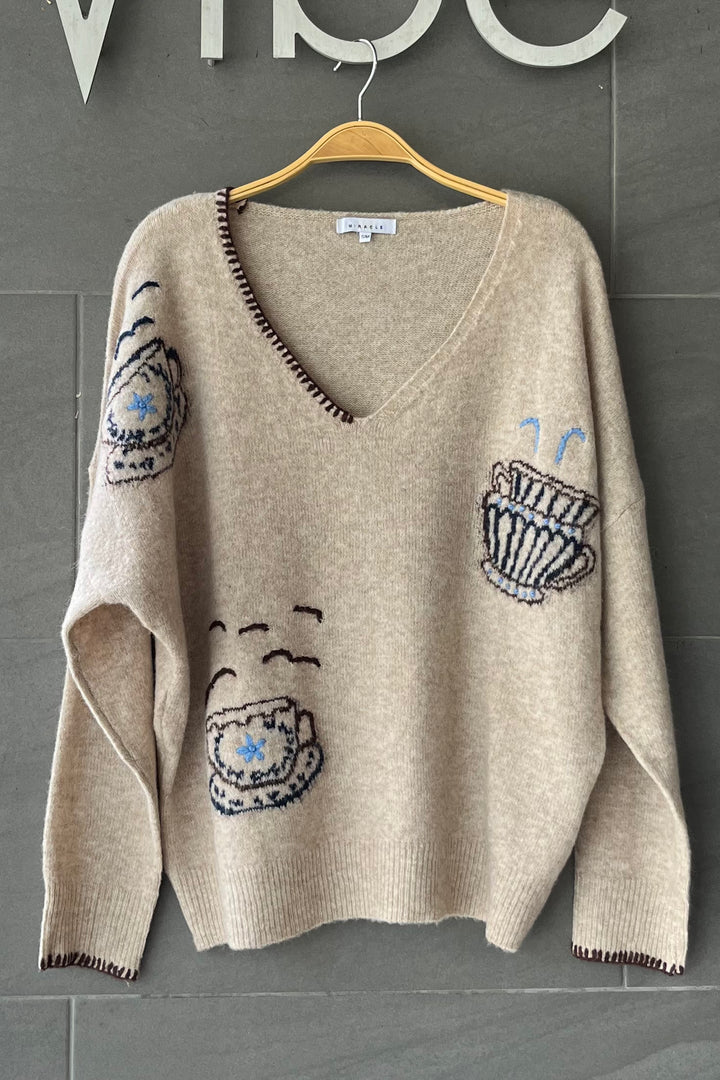 My Cozy Sweet Sips Sweater