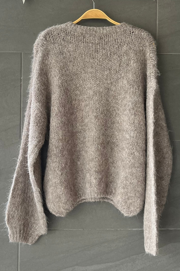 My Cozy Molly Knit Sweater (Khaki)