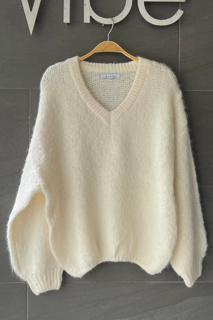 My Cozy Molly Knit Sweater (Beige)