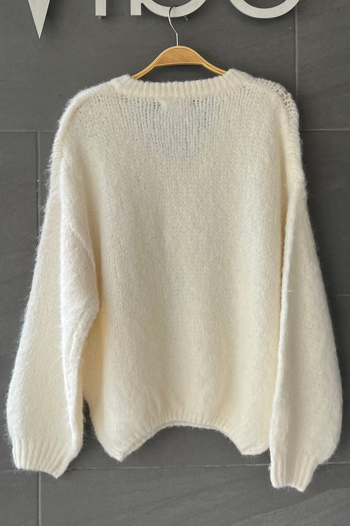 My Cozy Molly Knit Sweater (Beige)