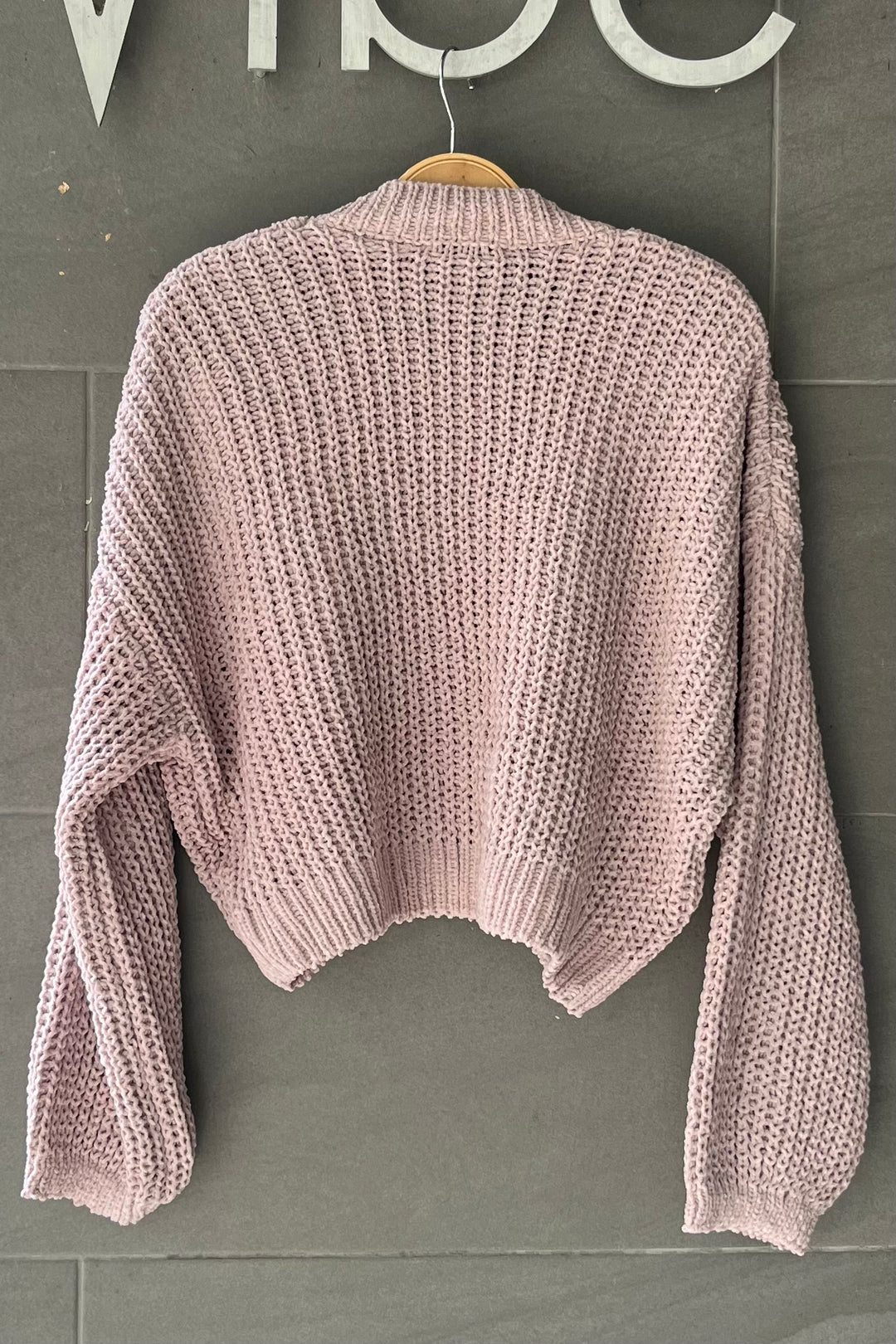 My Cozy Willow Chenille Cardigan (Nude)