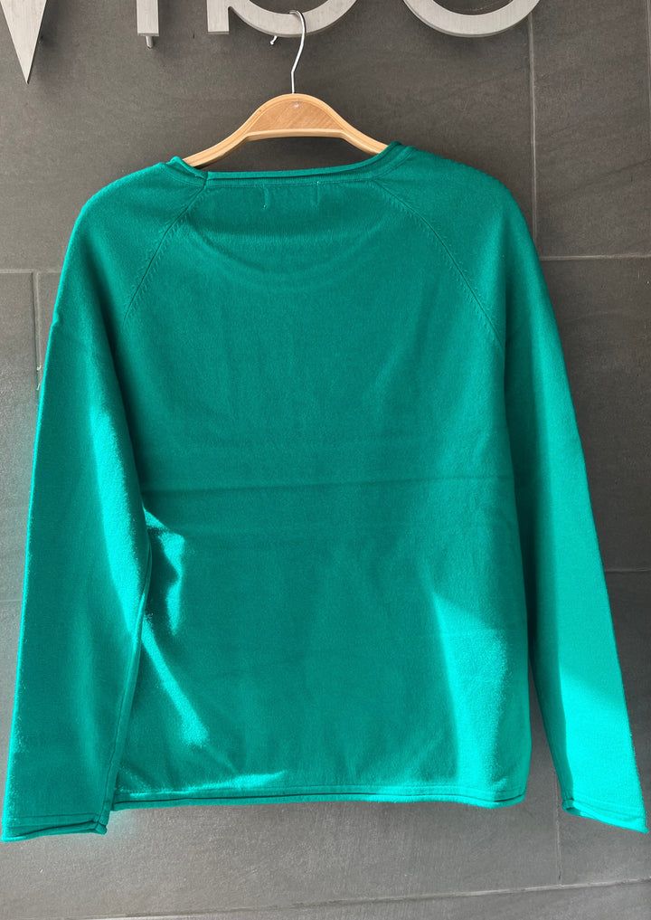 Zen Light Knit Sweater (Bright Green)