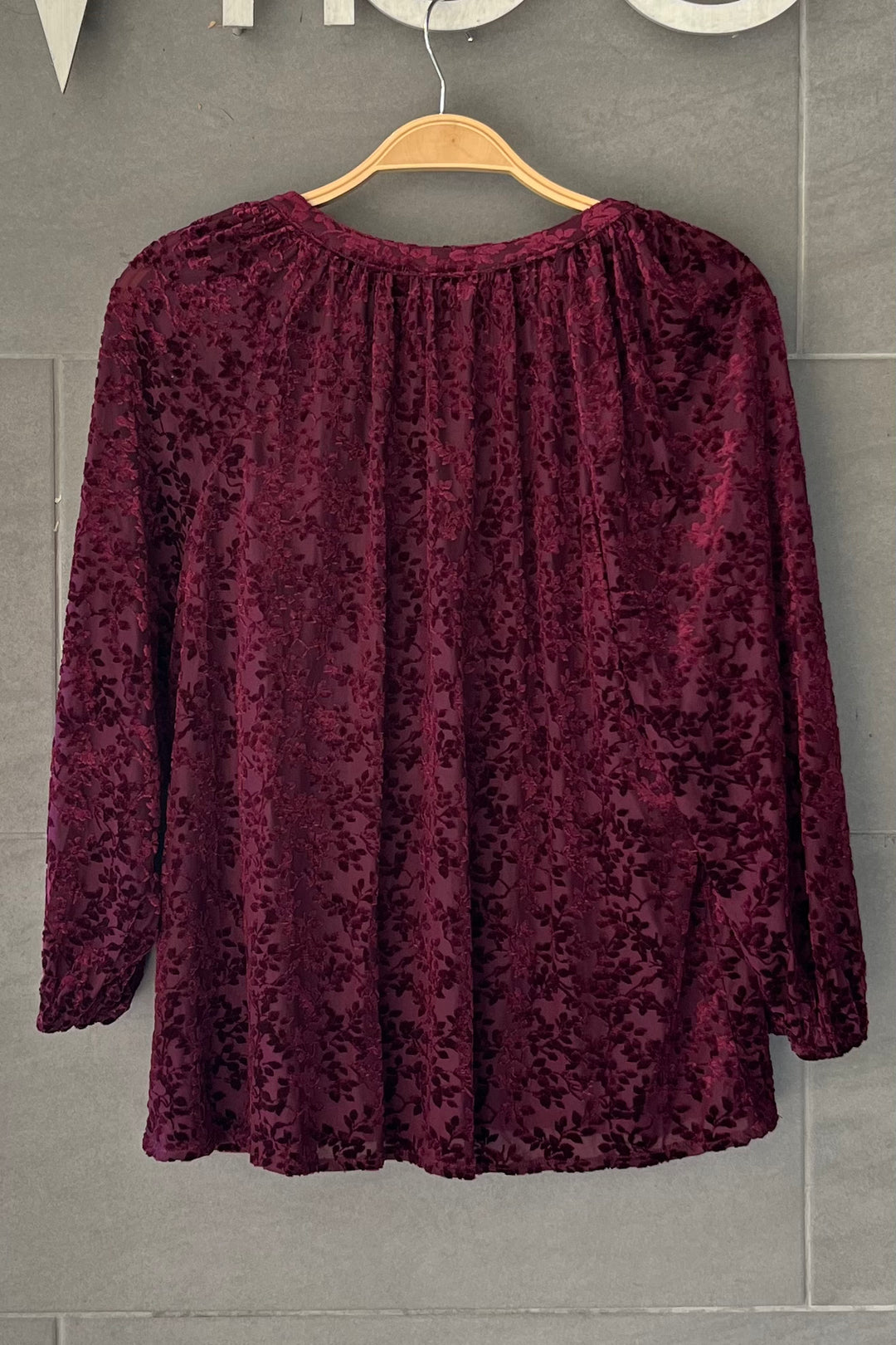 Lovestitch Rosalie Velvet Blouse