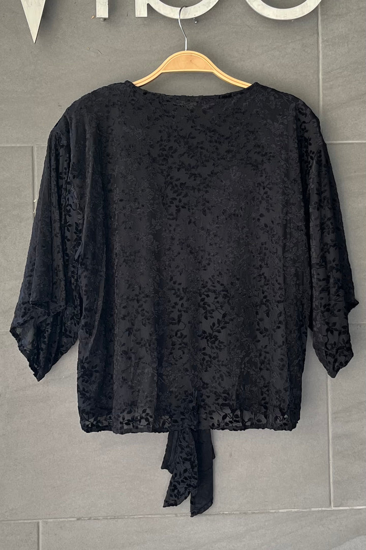 Lovestitch Elodie Velvet Tie Top