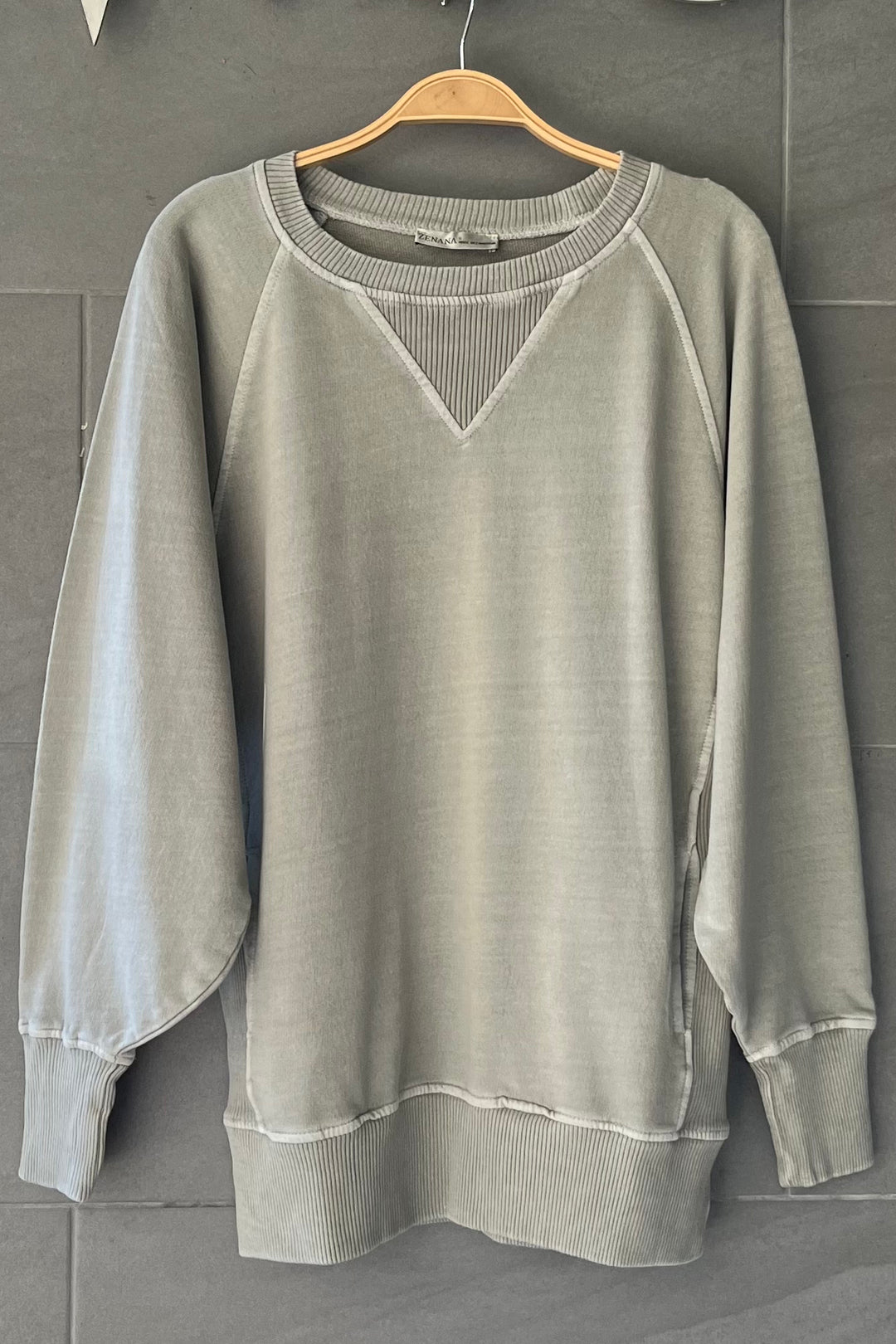 Zen French Terry Sweatshirt (Ash Mocha)