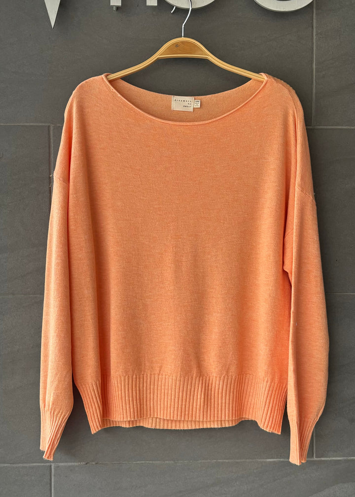 Dreamy Lounge Knit Sweater (Cantaloupe)