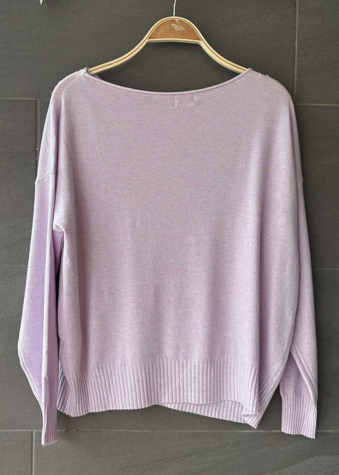 Dreamy Lounge Knit Sweater (Heather Lily)