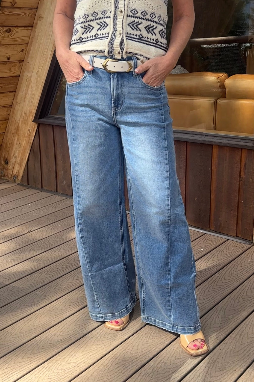Zen 70s Super Wide Leg Jean