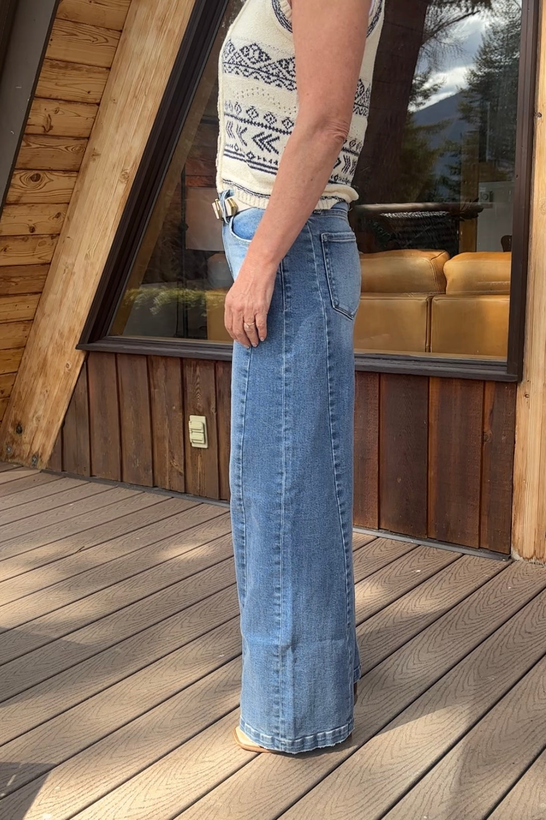 Zen 70s Super Wide Leg Jean