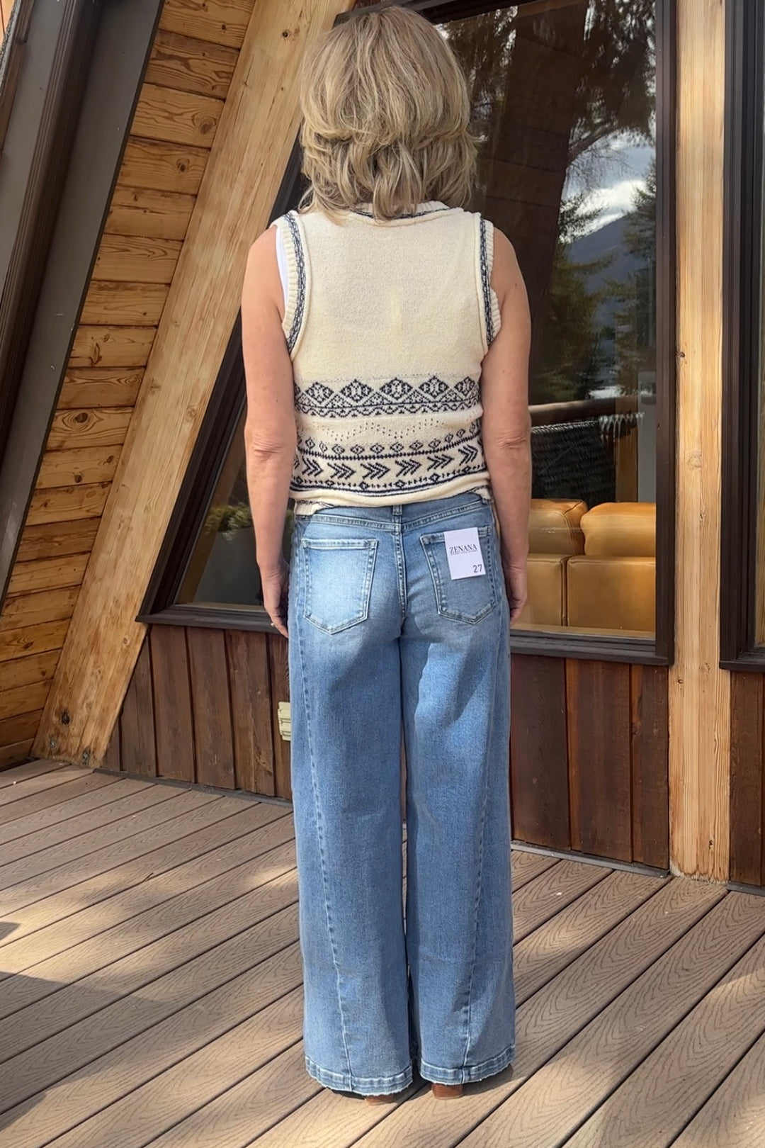 Zen 70s Super Wide Leg Jean