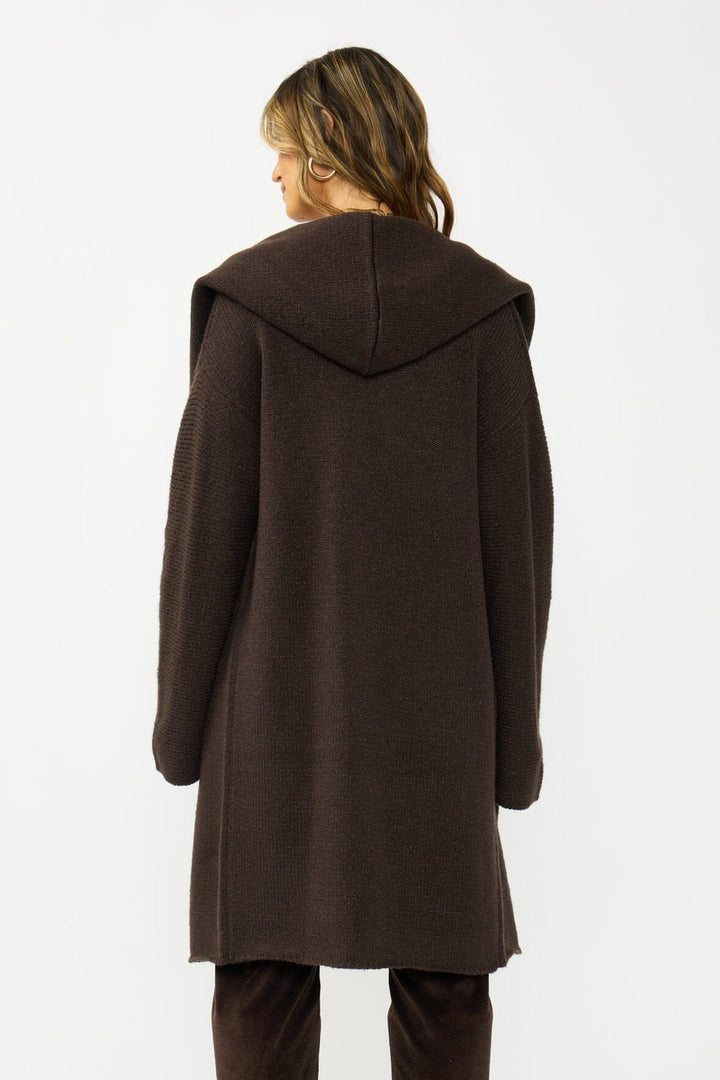 Lovestitch Coatigan (Chocolate)