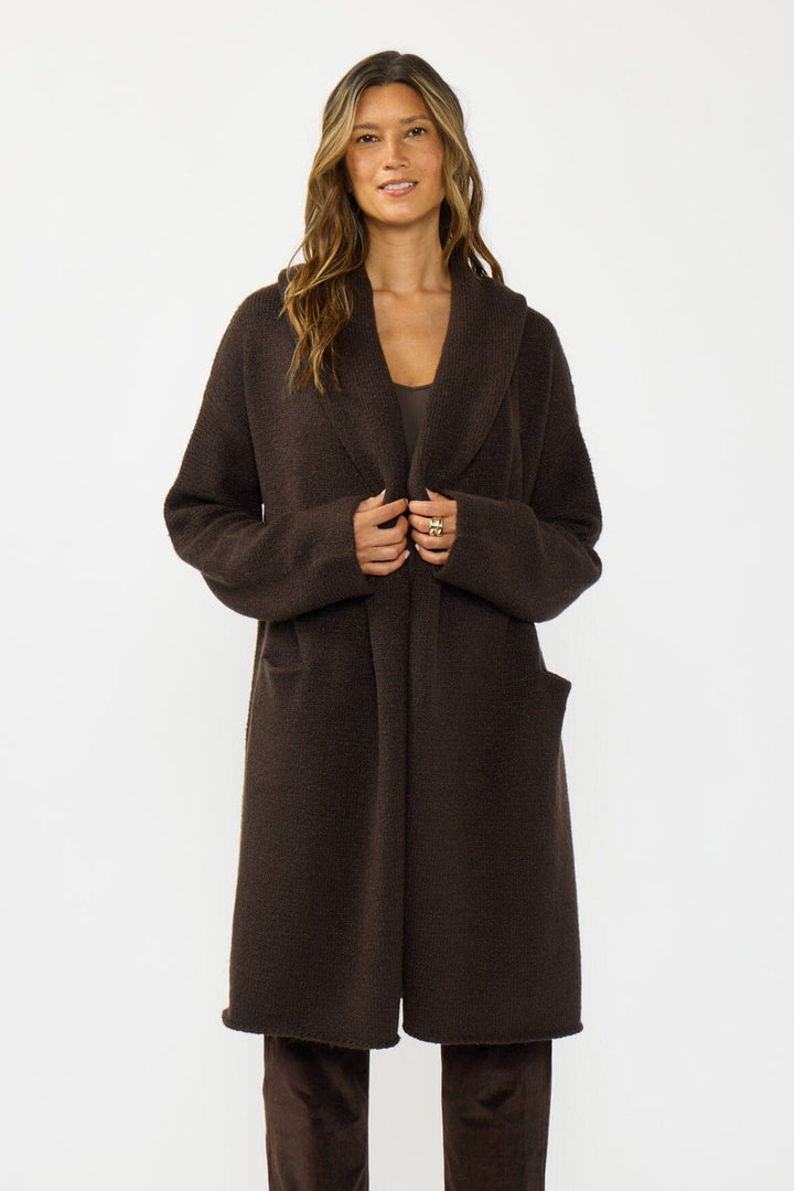 Lovestitch Coatigan (Chocolate)