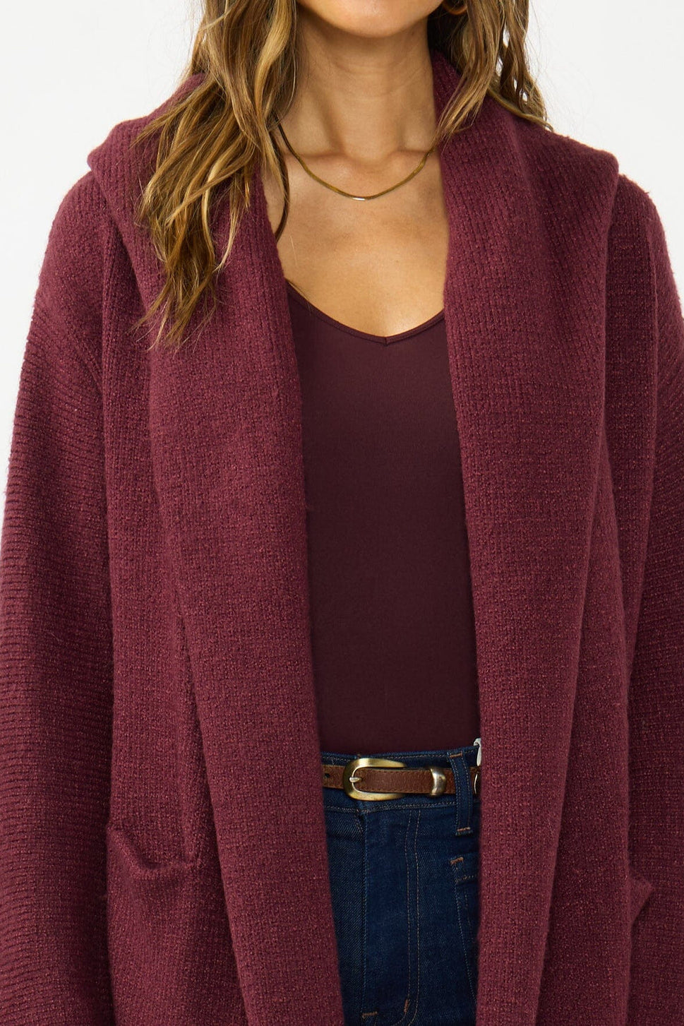 Lovestitch Coatigan (Wine)