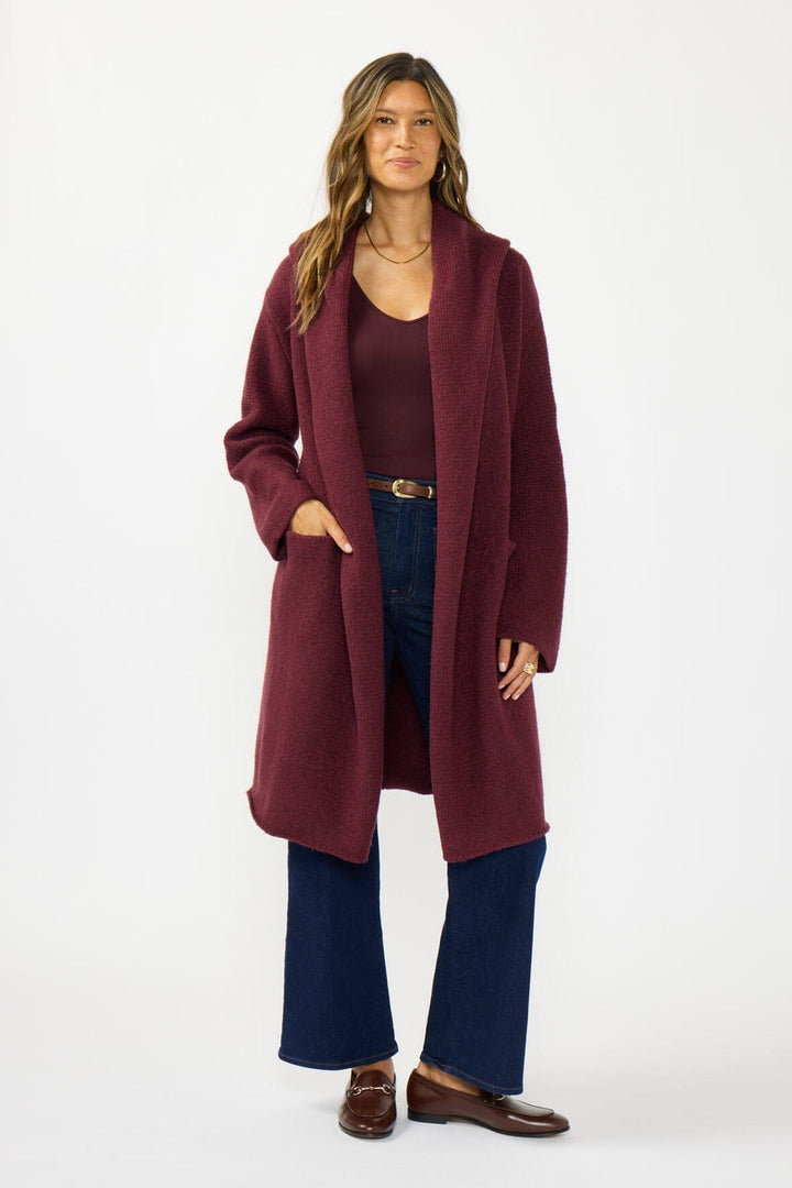 Lovestitch Coatigan (Wine)