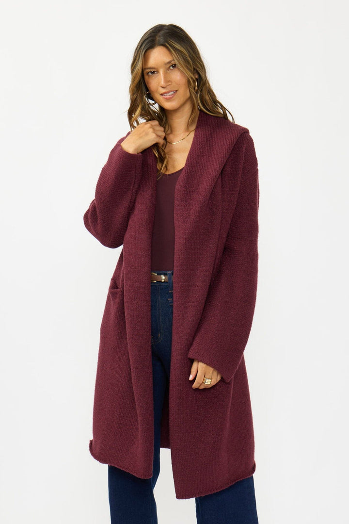 Lovestitch Coatigan (Wine)