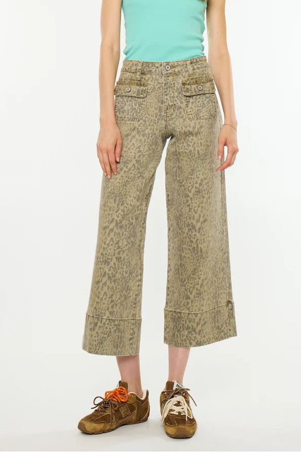 Kancan Leonore Wide Leg Ankle Jean