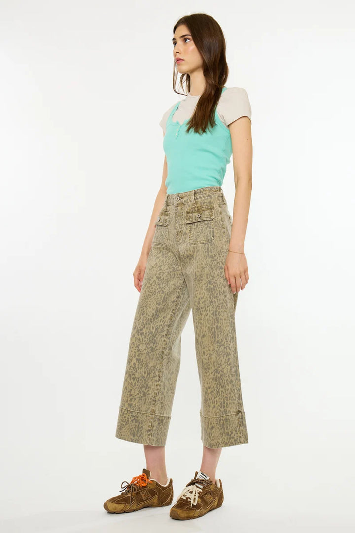 Kancan Leonore Wide Leg Ankle Jean