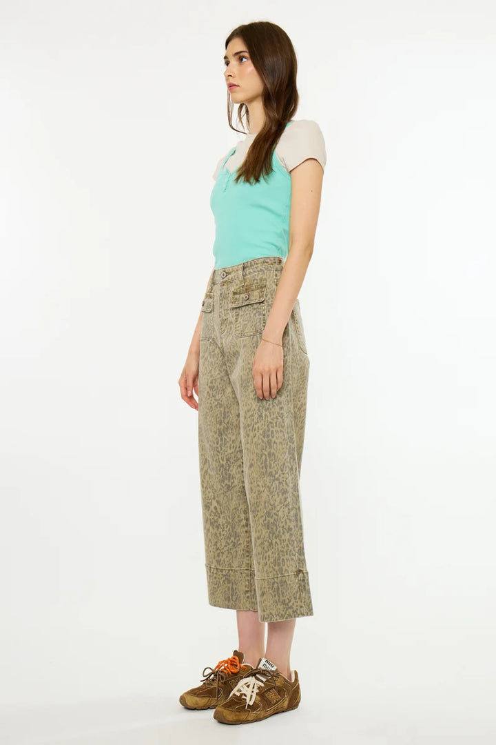 Kancan Leonore Wide Leg Ankle Jean