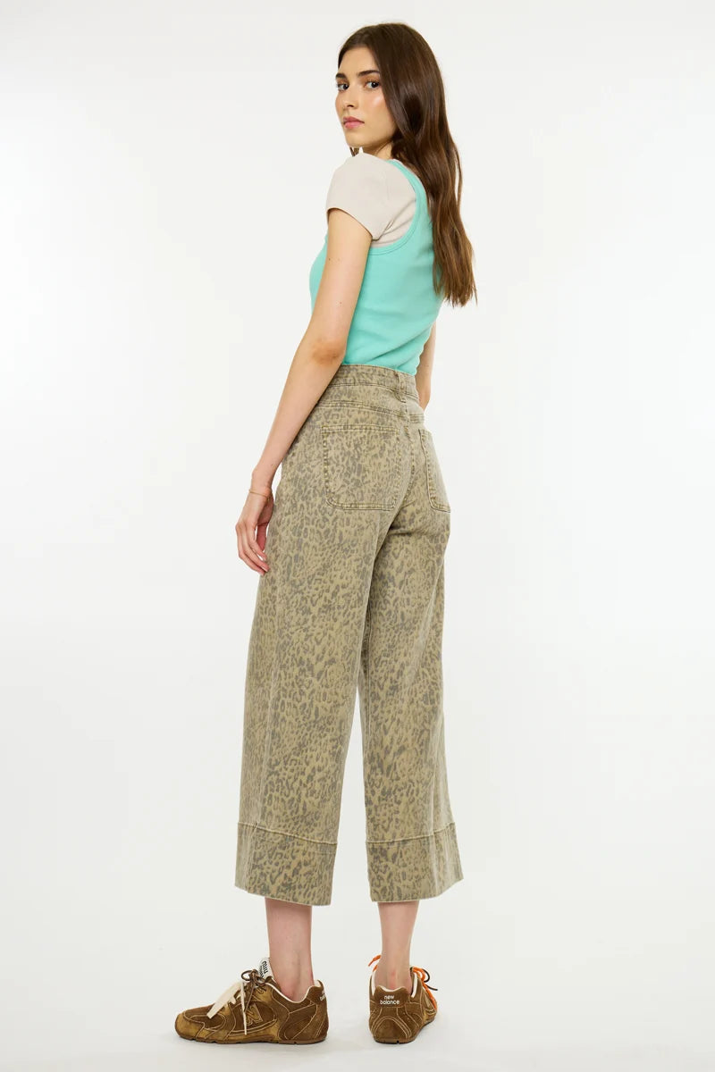 Kancan Leonore Wide Leg Ankle Jean