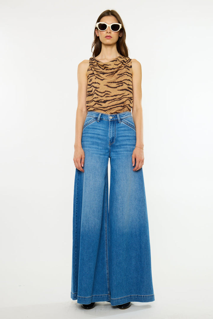 Kancan Ultra Wide Leg Trouser