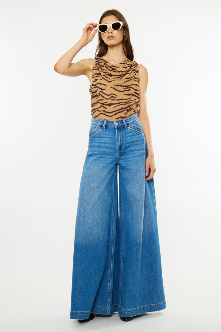 Kancan Ultra Wide Leg Trouser