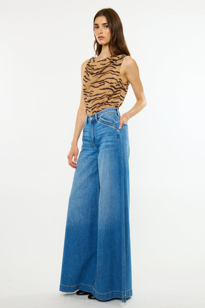 Kancan Ultra Wide Leg Trouser